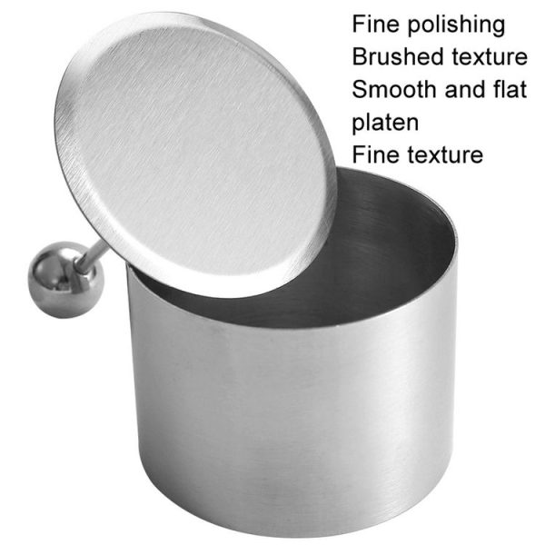 Small Stainless Steel Tiramisu Mold Mousse Cake Disk Mold - Image 5