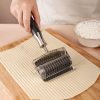 304 Stainless Steel Pusher Multifunctional Noodle Sword Thickening Kitchen Noodle Cutter, Style: Aluminum Handle 5mm - Image 2