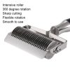 304 Stainless Steel Pusher Multifunctional Noodle Sword Thickening Kitchen Noodle Cutter, Style: Aluminum Handle 5mm - Image 5