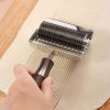 304 Stainless Steel Pusher Multifunctional Noodle Sword Thickening Kitchen Noodle Cutter, Style: Aluminum Handle 5mm - Image 8