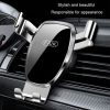 FAIK Car Cell Phone Holder Air Vent Triangle Gravity Sensor Car Phone Bracket, Color: Black Frosted Model - Image 10