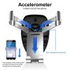 FAIK Car Cell Phone Holder Air Vent Triangle Gravity Sensor Car Phone Bracket, Color: Black Frosted Model - Image 4