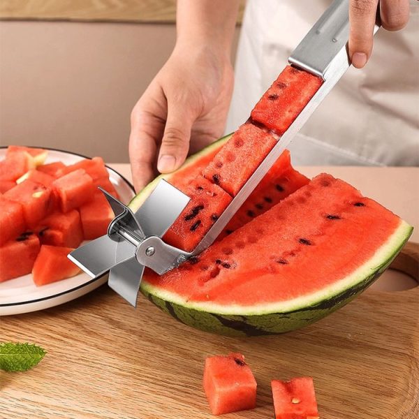 Home Windmill Watermelon Cutter 304 Stainless Steel Divider Fruit Dicer (2 Generation) - Image 2