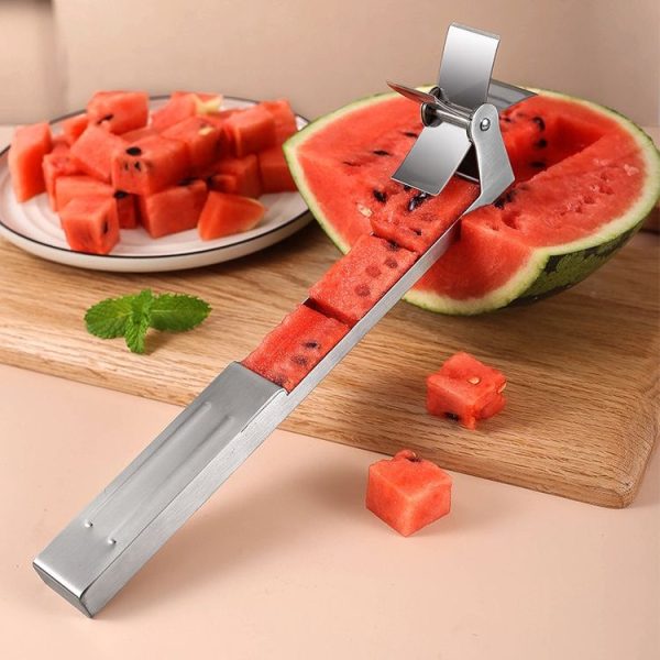 Home Windmill Watermelon Cutter 304 Stainless Steel Divider Fruit Dicer (2 Generation) - Image 8