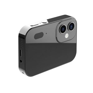 D6 CCD HD Digital Camera Movie Music Smart Camera Touch Screen Student Card Video Recorder, Excluding Memory (Black)