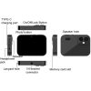 D6 CCD HD Digital Camera Movie Music Smart Camera Touch Screen Student Card Video Recorder, Excluding Memory (Black) - Image 4
