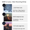 D6 CCD HD Digital Camera Movie Music Smart Camera Touch Screen Student Card Video Recorder, Excluding Memory (Black) - Image 6