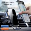 BUDK Anti-shake Car Phone Bracket Car Navigation Air Vent Fixed Gravity Support Stand (Black) - Image 5