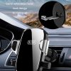 BUDK Anti-shake Car Phone Bracket Car Navigation Air Vent Fixed Gravity Support Stand (Black) - Image 6