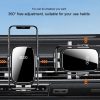 BUDK Anti-shake Car Phone Bracket Car Navigation Air Vent Fixed Gravity Support Stand (Black) - Image 7