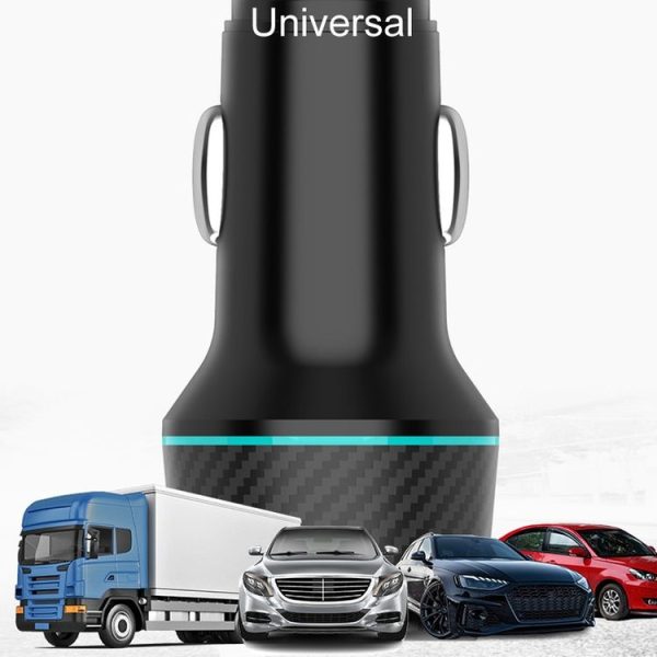 QIAKEY Dual Fast Charging Charger One To Two Cigarette Lighter, Size: TH218 36W (Black) - Image 5