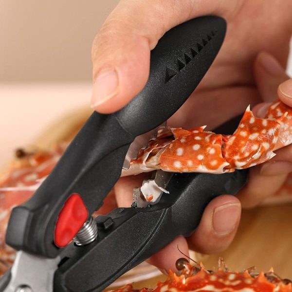 Thickened Stainless Steel Crab Eating Tools Home Crab Eating Artifact, Style: Scissors - Image 7