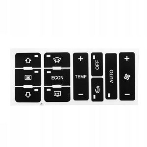 2pcs For Audi A2 / A3 / A8L Car Air Conditioning Control Switch Repair Sticker