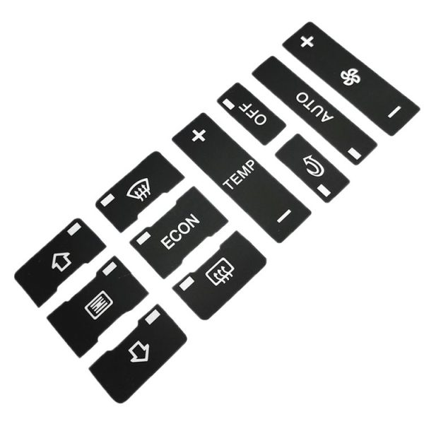 2pcs For Audi A2 / A3 / A8L Car Air Conditioning Control Switch Repair Sticker - Image 2
