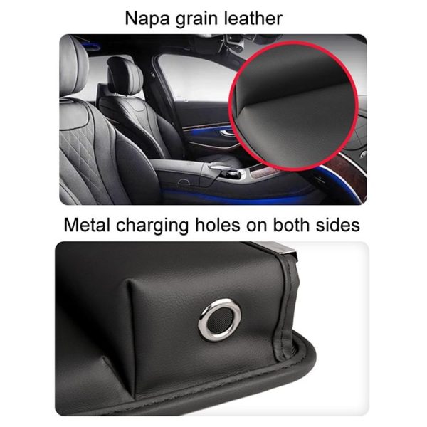 Automotive Seat Clamp Seam Organizer Car Decoration Storage Bag (Black) - Image 5