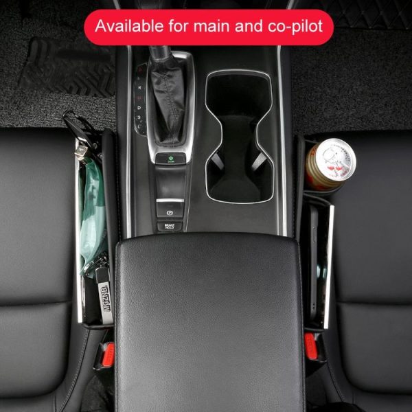 Automotive Seat Clamp Seam Organizer Car Decoration Storage Bag (Black) - Image 7