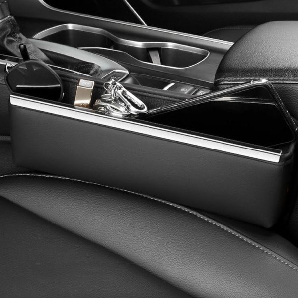 Automotive Seat Clamp Seam Organizer Car Decoration Storage Bag (Black) - Image 8