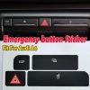 Audi A4 Emergency / Double Flash Button Cup Holder Button Repair Sticker, Left-Hand Drive Only (With Card Box) - Image 4