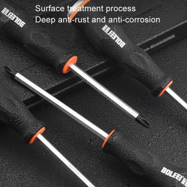 BOLEEI 6.0x100mm Straight Heart Piercing Knockable Screwdriver Convertible Tool - Image 5