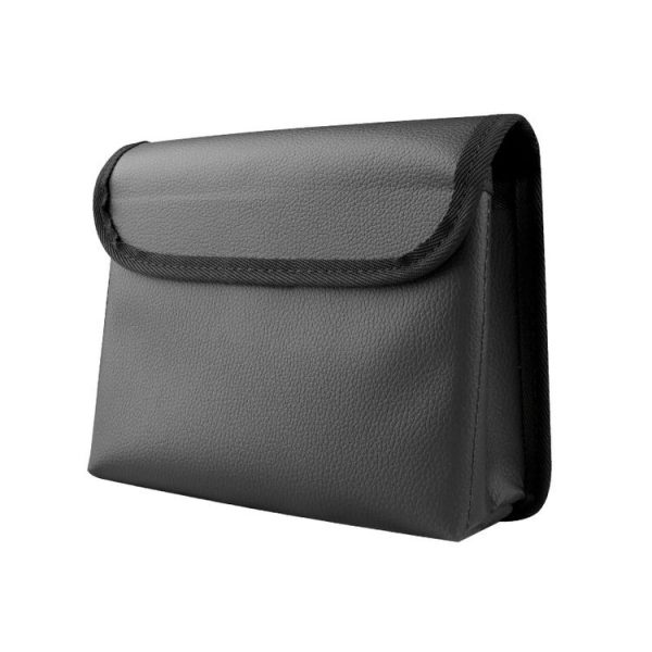 Car Folding Trash Can Multifunctional Seatback Hanging Storage Box (Black)