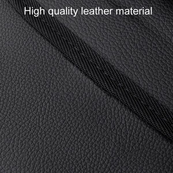 Car Folding Trash Can Multifunctional Seatback Hanging Storage Box (Black) - Image 4