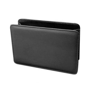 Car Folding Trash Can Multifunctional Seatback Hanging Storage Box (Black)