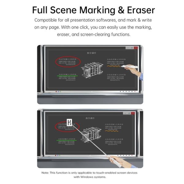 ASING A31 Multi-Functional Presentation Remote With Telescopic Teaching Rod Designed For Touch Screen - Image 11
