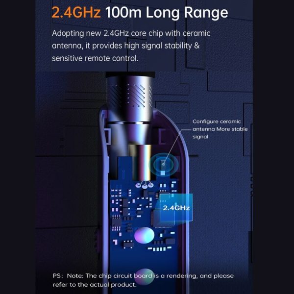 ASING A31 Multi-Functional Presentation Remote With Telescopic Teaching Rod Designed For Touch Screen - Image 5