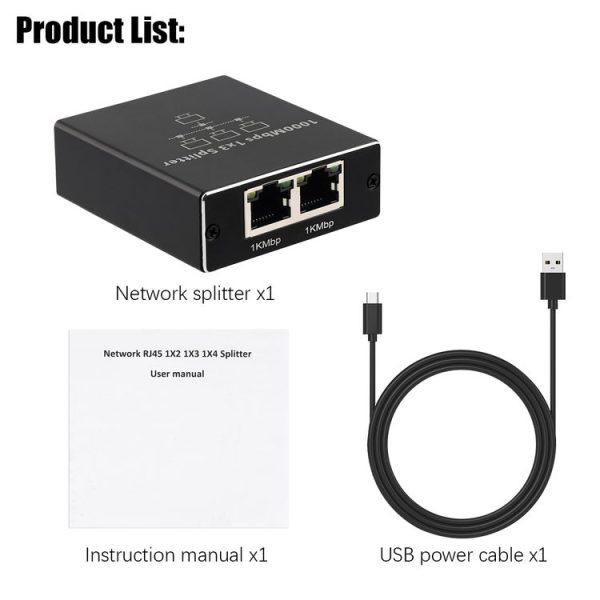 1 To 3 Gigabit Network Splitter Network Sharer RJ45 Network Cable Splitter - Image 6