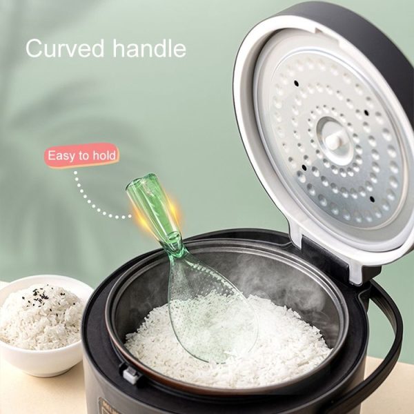 Household High Temperature Resistant Anti-Scald Rice Cooker Spoons (Orange) - Image 6