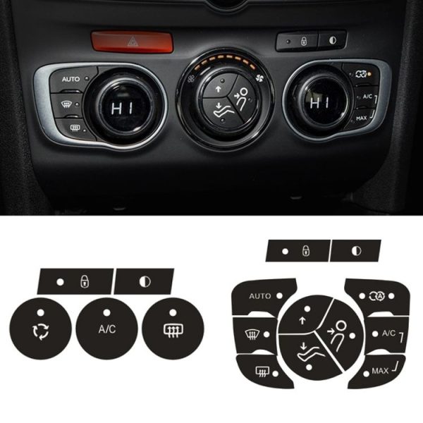 Citroen C4L 2014-2018 Air Conditioning Door Lock Button Repair Sticker (Manual AC) - Image 4