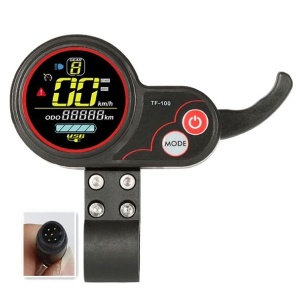 TF-100 6 Pin For Kugoo M4 Electrical Scooter Parts Instrument Accessories Communication Instrument Display Screen - Image 2