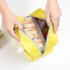 Smiley Face Lunch Box Bag Waterproof Insulated Portable Bento Packet Large Yellow - Image 4