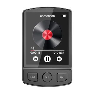 No Memory Card 1.8-Inch Color Screen Recording MP3 / MP4 Sports Bluetooth Walkman With Back Clip