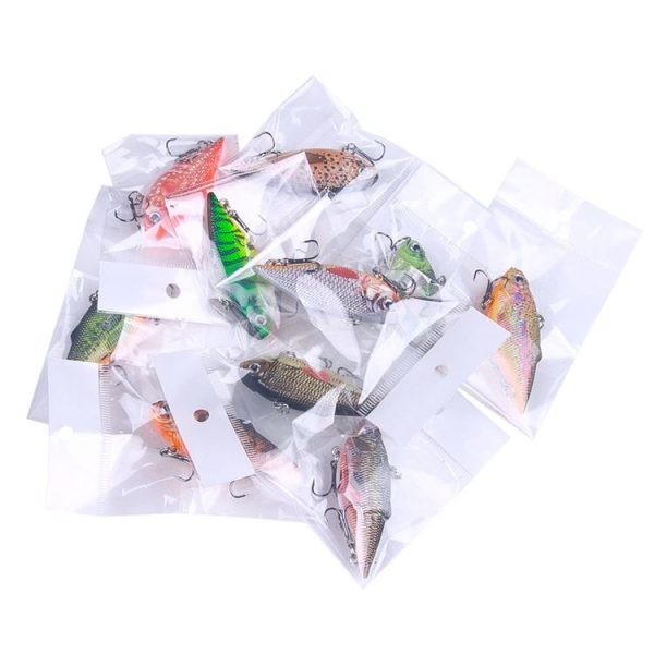 10colors / Set HENGJIA VI101 Painted VIB Dummy Lure Lua Submerged Baits, Size: 6.4cm 8g - Image 6