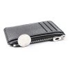 Multi-card Slot Zipper Card Holder Large Capacity Ultra-thin Coin Purse (Black) - Image 7