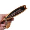 Leisure Ultra-thin Ladies Coin Purse Zippered Mini Wallet (Yellow) - Image 4