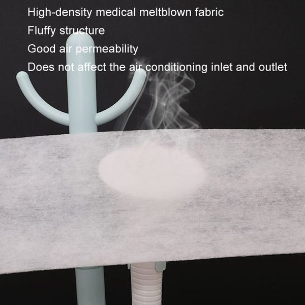 5pcs / Pack 22x80cm Disposable Air Conditioning Air Purification Filter Household Hanging Air Intake Dust Removal Cotton (White) - Image 4