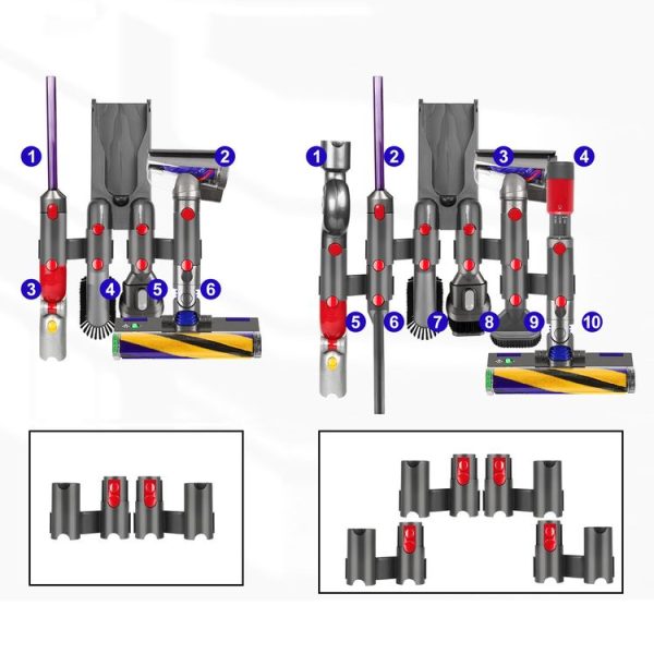 Dyson V7 V8 V10 V11 V12 V15 Vacuum Cleaner Storage Rack Extension Bracket 1pair - Image 4