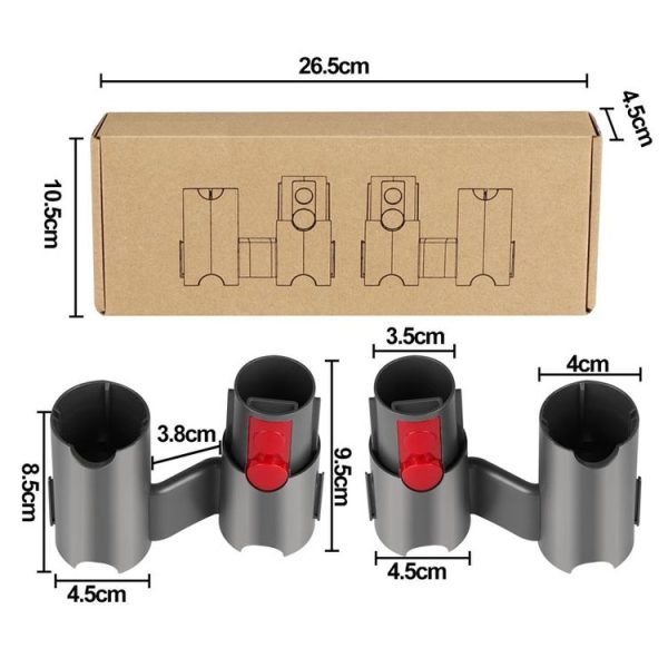 Dyson V7 V8 V10 V11 V12 V15 Vacuum Cleaner Storage Rack Extension Bracket 1pair - Image 7