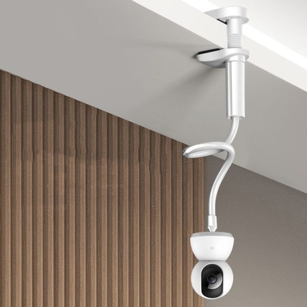 Punch-Free Surveillance Camera Mounting Bracket Cabinet Ceiling Rack, Model: White 50cm - Image 2
