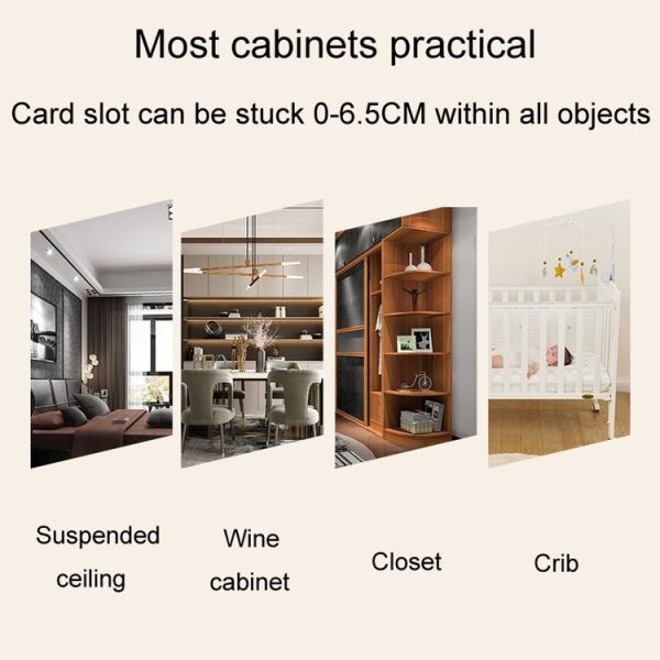 Punch-Free Surveillance Camera Mounting Bracket Cabinet Ceiling Rack, Model: White 50cm - Image 6