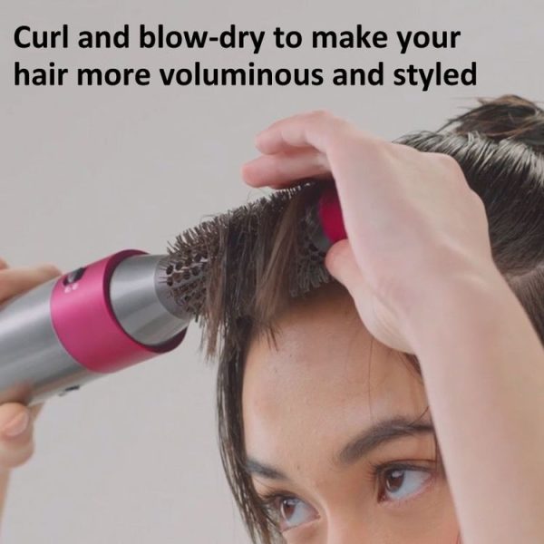 Dyson Airwrap Curling Iron Accessories 20mm Cylinder Comb Rose Red - Image 5