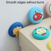2pcs Thickened Door Handle Anti-Collision Sticker Bathroom Wall Cartoon Mats, Style: Monster - Image 7