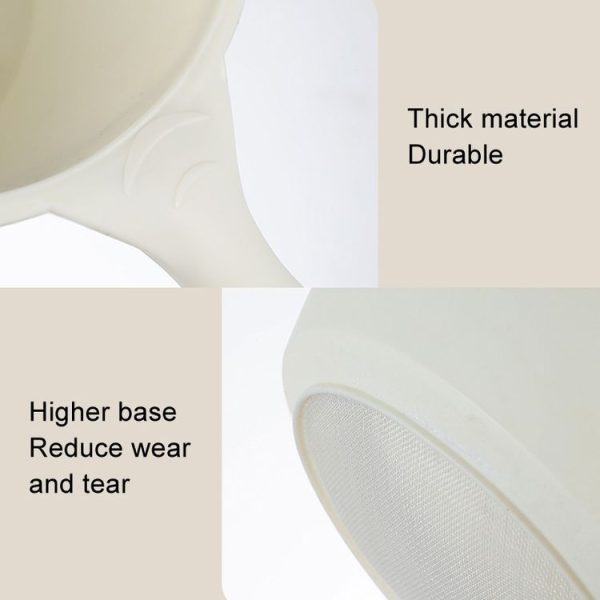 Multi-functional Noodle Spoon Food Grade Plastic Rice Scoop Fruit and Vegetable Washing Basin, Specification: Small Green - Image 5