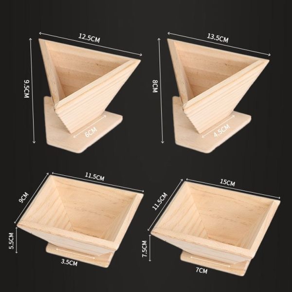 Small Triangle Pack Rice Dumpling Mould Household Handmade Rice Dumpling Tool Wooden Rice Dumpling Model - Image 4