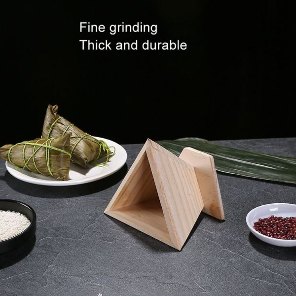 Small Triangle Pack Rice Dumpling Mould Household Handmade Rice Dumpling Tool Wooden Rice Dumpling Model - Image 8