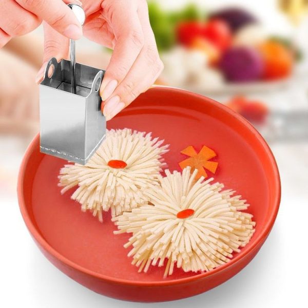 Chrysanthemum Shredded Tofu Knife Mold 304 Stainless Steel Tofu Knife Kitchen Tools (Chrysanthemum Tofu Knife) - Image 10