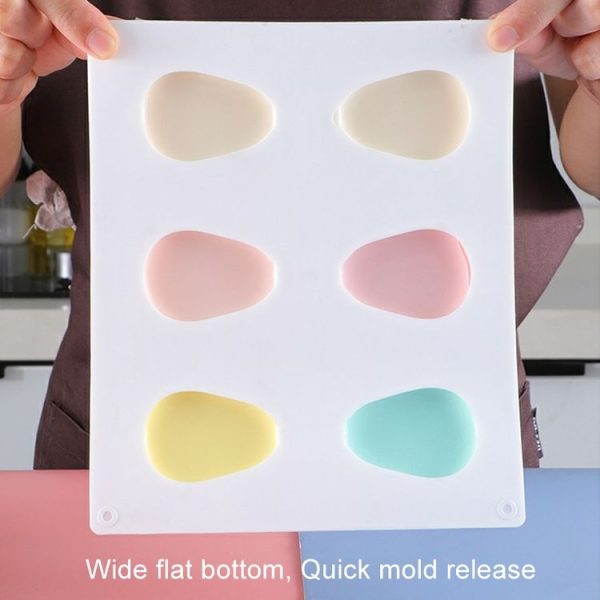 Small 6-link Bunny Pudding Silicone Mold Cake Mousse Jelly Baking Grinder - Image 5