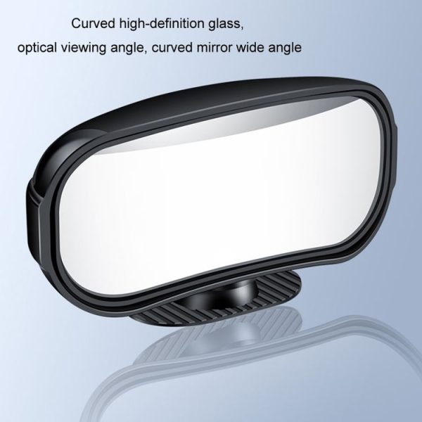 Car Rearview Mirror Assisted Reversing Blind Spot Wide-angle Mirror, Color: Black - Image 3